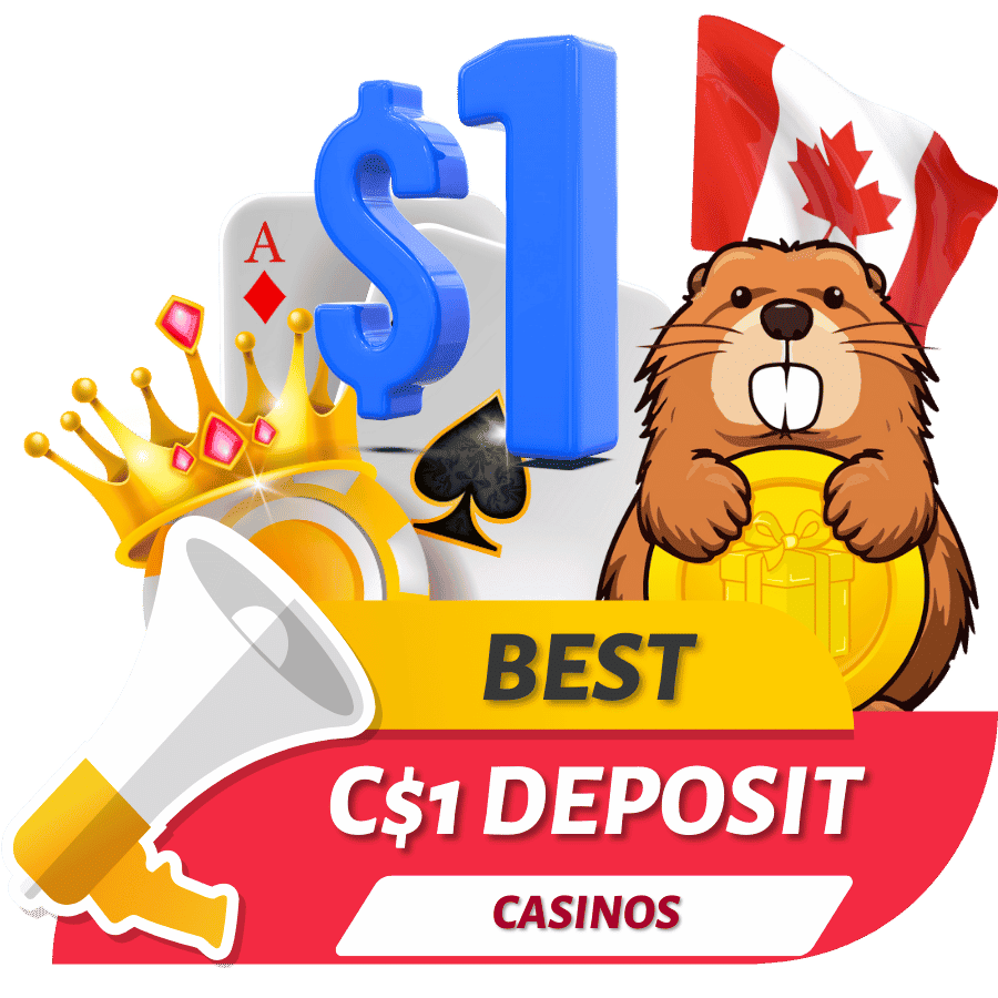 $1 Deposit Casinos in Canada - Get 20, 80, 100, 150 Free Spins